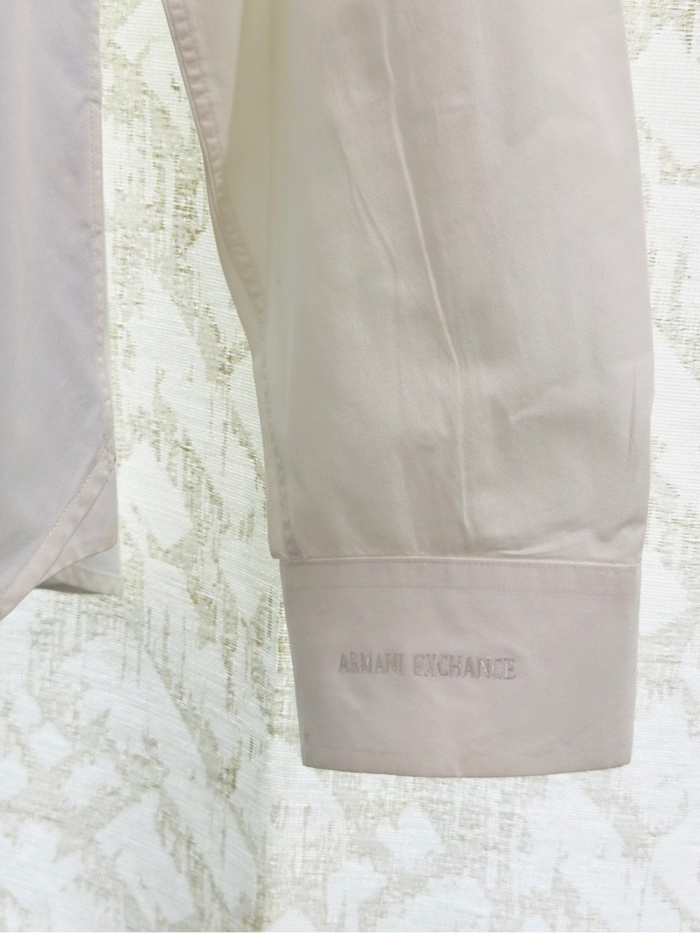 Armani Exchange A/X Men’s White Button Down Dress Shirt Regular Fit Size L - Picture 6 of 15